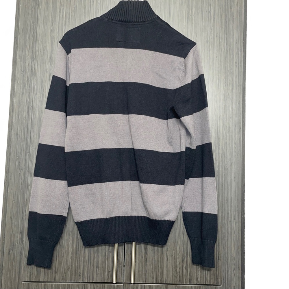 NWT Guess Hiro Stripe Full Zip Mock Jacket Small - Picture 5 of 5